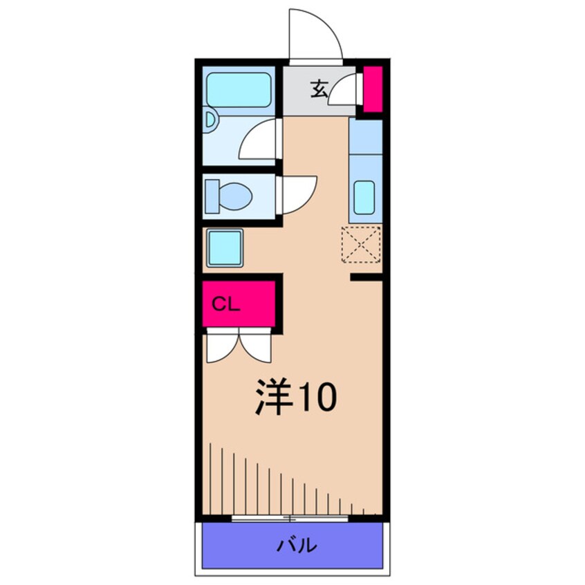 間取図 フローラルタウン北綾瀬1