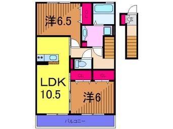 間取図 エクレール　