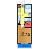エルスタンザ東綾瀬DEUX 1Kの間取り