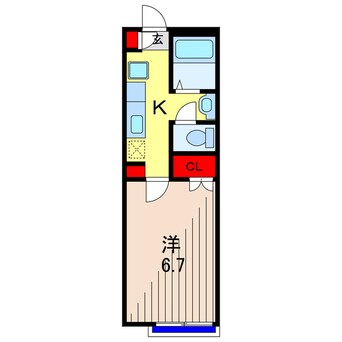 間取図 ソレイユA