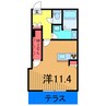 HIKARI Heights 1Rの間取り