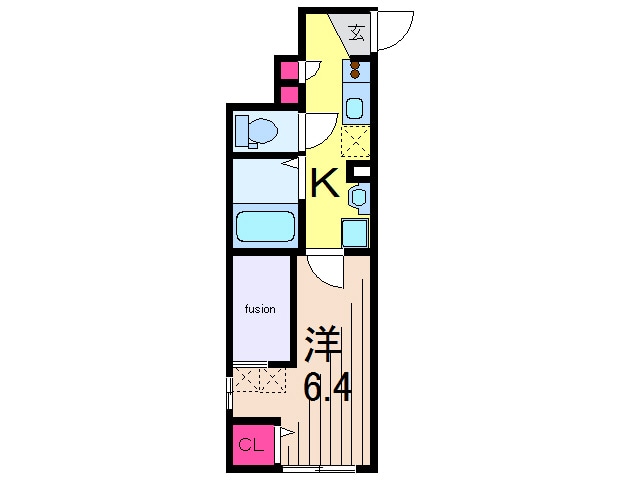 間取り図 ミハス亀有エステ