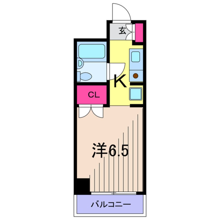 間取図 コスモ亀有Ⅴ
