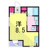 エクレーレ舜プリモ 1Rの間取り