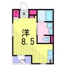 エクレーレ舜プリモ 1Rの間取り