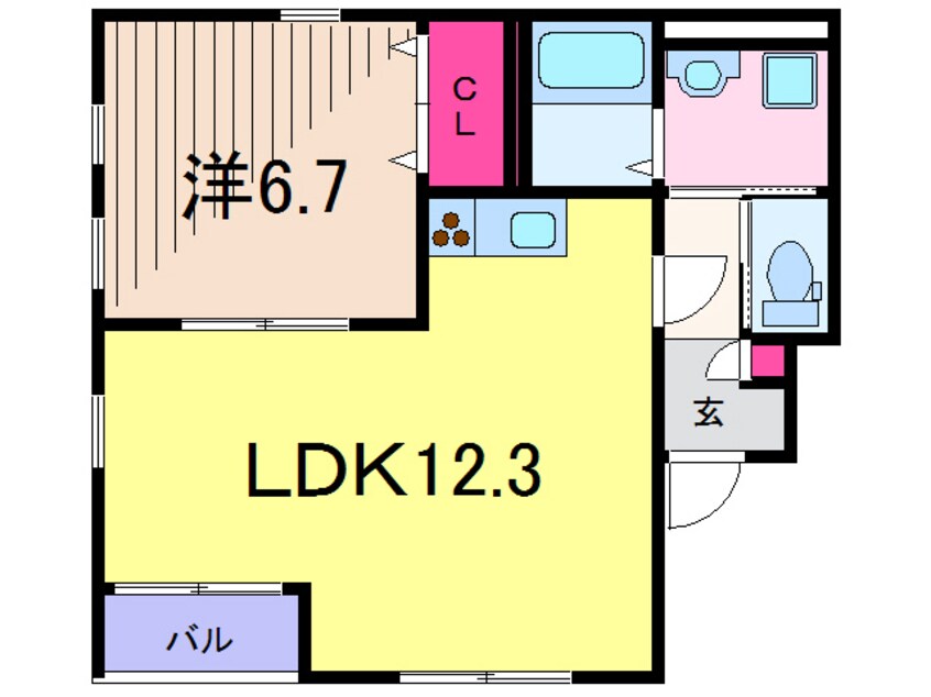 間取図 プランタン