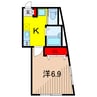 Petit Mignon 1Kの間取り