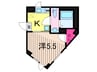 MY STREET 亀有 1Kの間取り