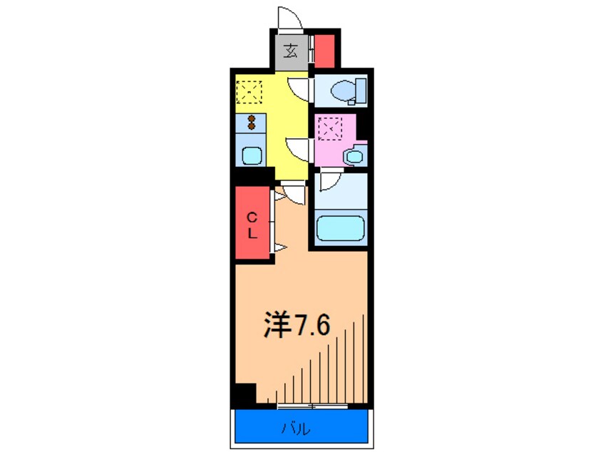 間取図 ララ・フルール