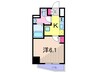 AZEST亀有 1Kの間取り