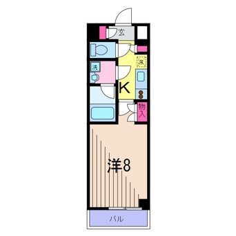 間取図 アルテカーサアリビエ綾瀬