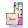 クレール水元 1Kの間取り