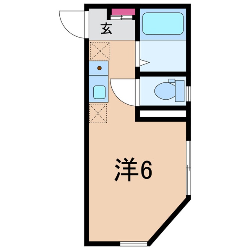 間取図 Glanz亀有