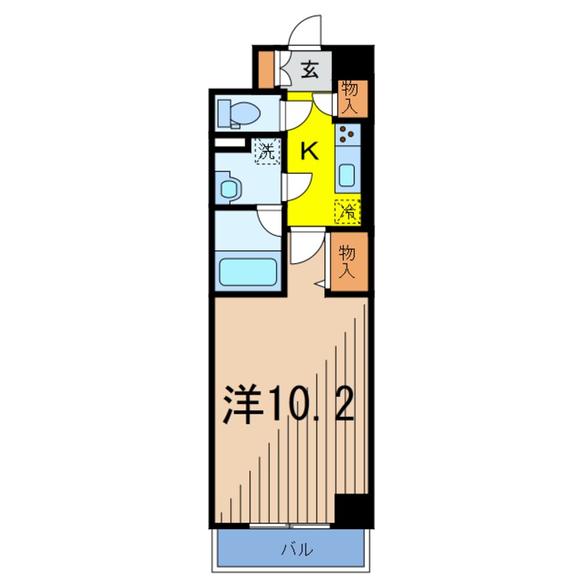 間取図 Dear court 幸