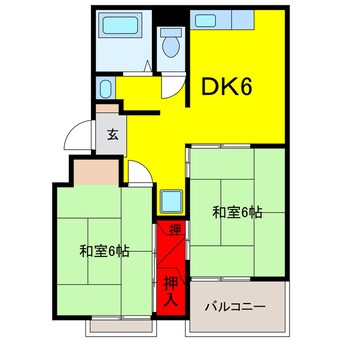 間取図 シティハイム白鳥