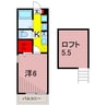ベラージュ 1Kの間取り
