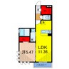 ボヌールメゾン（金町4丁目） 1LDKの間取り