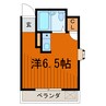ホワイトシティ 1Rの間取り
