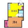 ハイツ斎藤 1DKの間取り