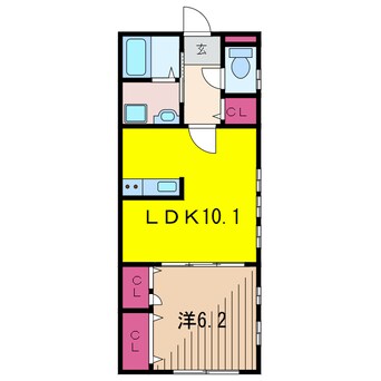 間取図 ラピス新宿　Ａ棟