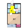 riviere亀有 1Kの間取り