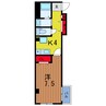 Kanamachi　Garden 1Kの間取り