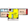 MG PLAZA 2LDKの間取り
