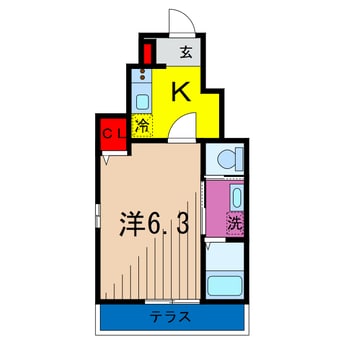 間取図 グランシャレー亀有Ⅰ