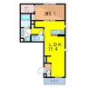 REX堀切 1LDKの間取り