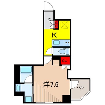 間取図 ベルシード綾瀬駅前