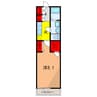 Olea 1Kの間取り