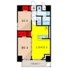 grandjeteⅡ 1LDK+Sの間取り