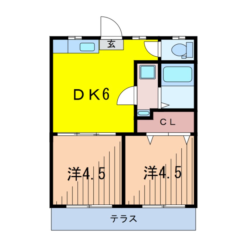 間取図 ブラウンハイツ