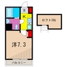 SALA高砂 1Kの間取り