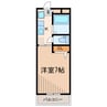AKBハイツ 1Kの間取り