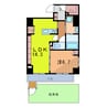 Sunny Side Forest 1LDKの間取り