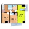 Sunny Side Forest 2LDKの間取り