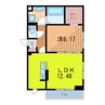 GOLDEN RINGS 12 1LDKの間取り