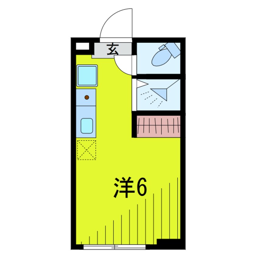 間取図 Glanz綾瀬