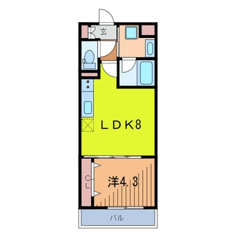 間取図 NEOグレイス綾瀬