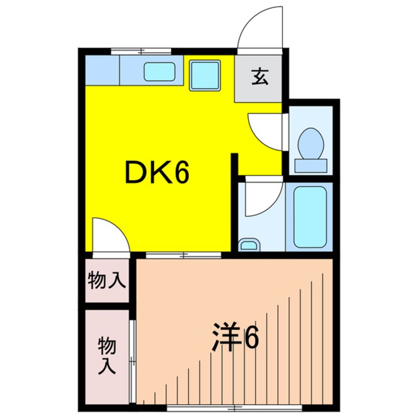 間取図 ニューハイツ四ツ木