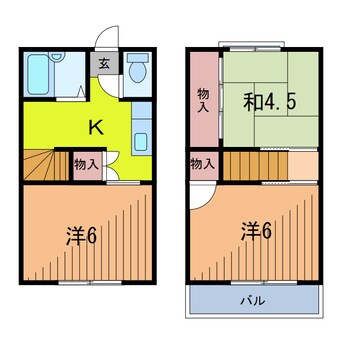 間取図 テラス アルテンム