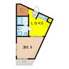 ヴェスパーマティーニ亀有 1LDKの間取り