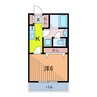 リーベン 1Kの間取り