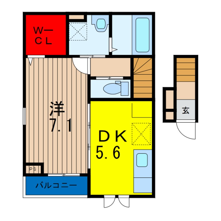 間取図 オリーブ　タウンⅡ