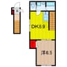 COLTO亀有 1DKの間取り