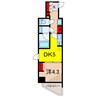 ラフィスタ北綾瀬 1DKの間取り