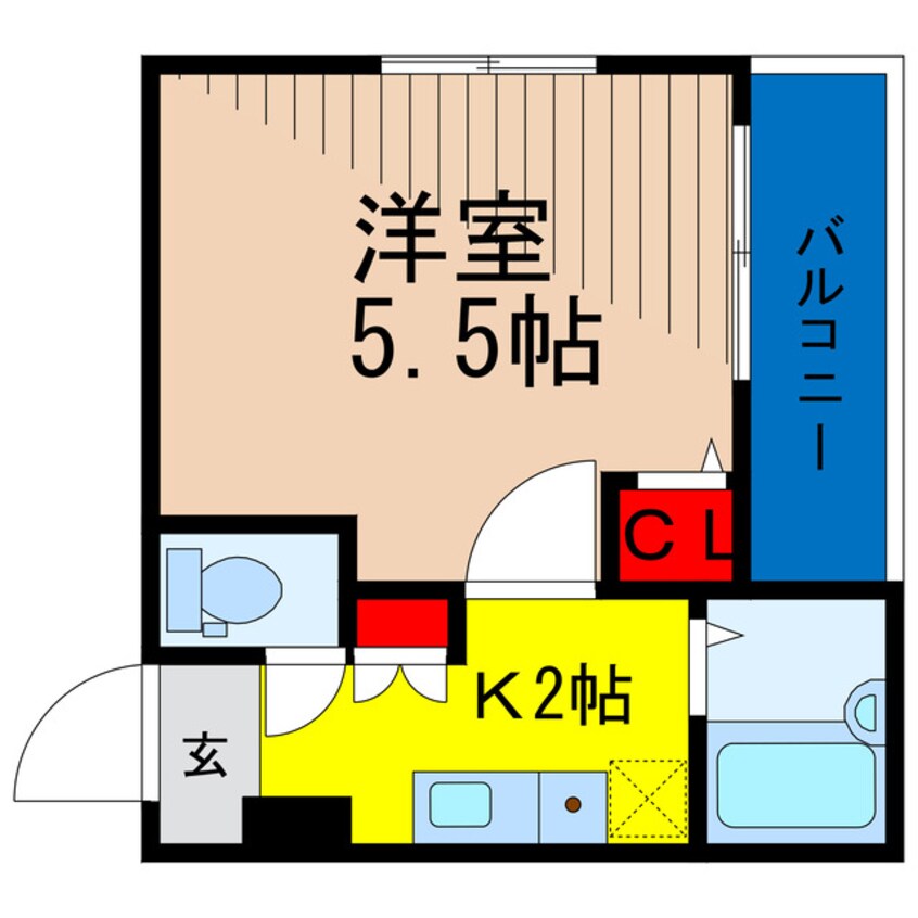 間取図 メルディア綾瀬