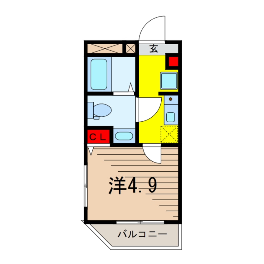 間取図 メルディア北綾瀬Ⅱ