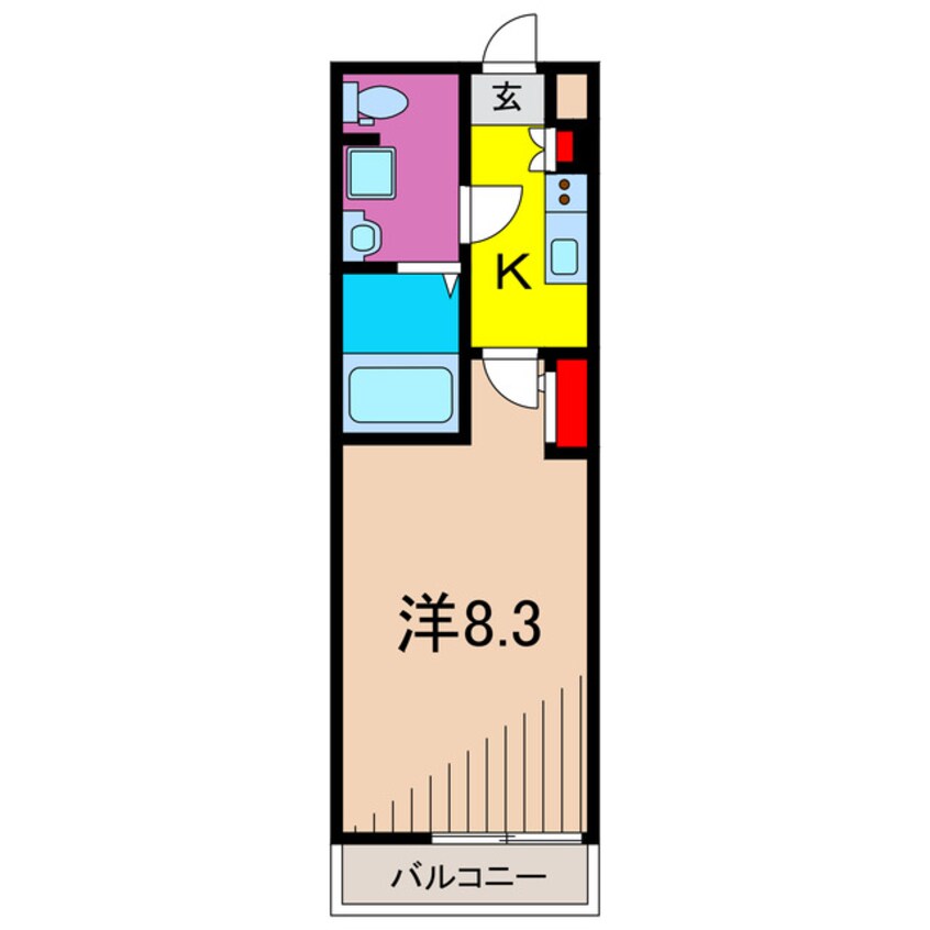 間取図 エスタート亀有